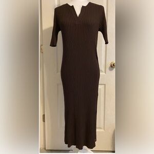 Banana Republic Chocolate Long Sleeve Dress